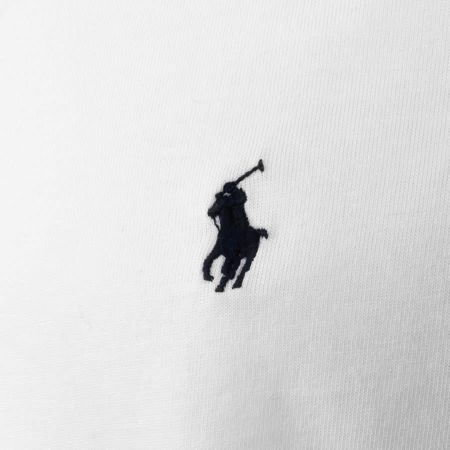 Alternative Image for ProductRalph Lauren Long Sleeved Crew Neck T Shirt White3